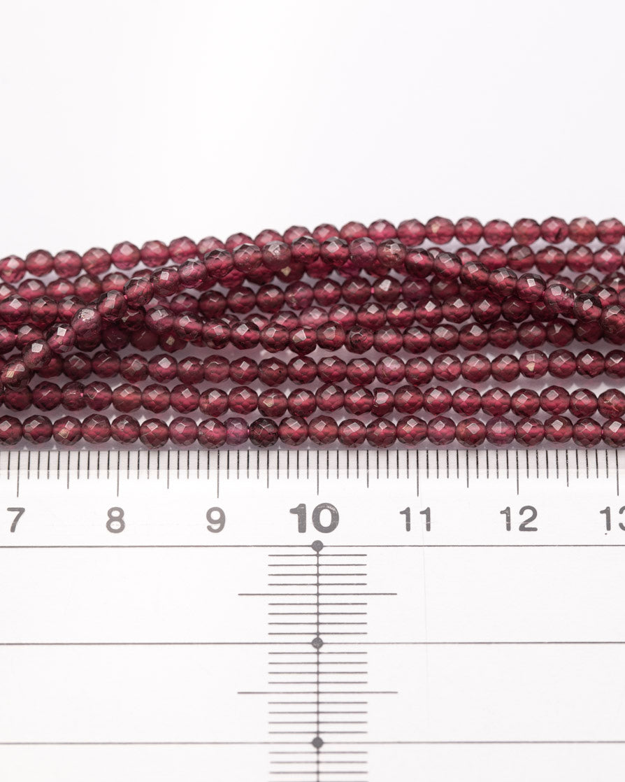 ロードライトガーネット ラウンドカット 3mm【1008】