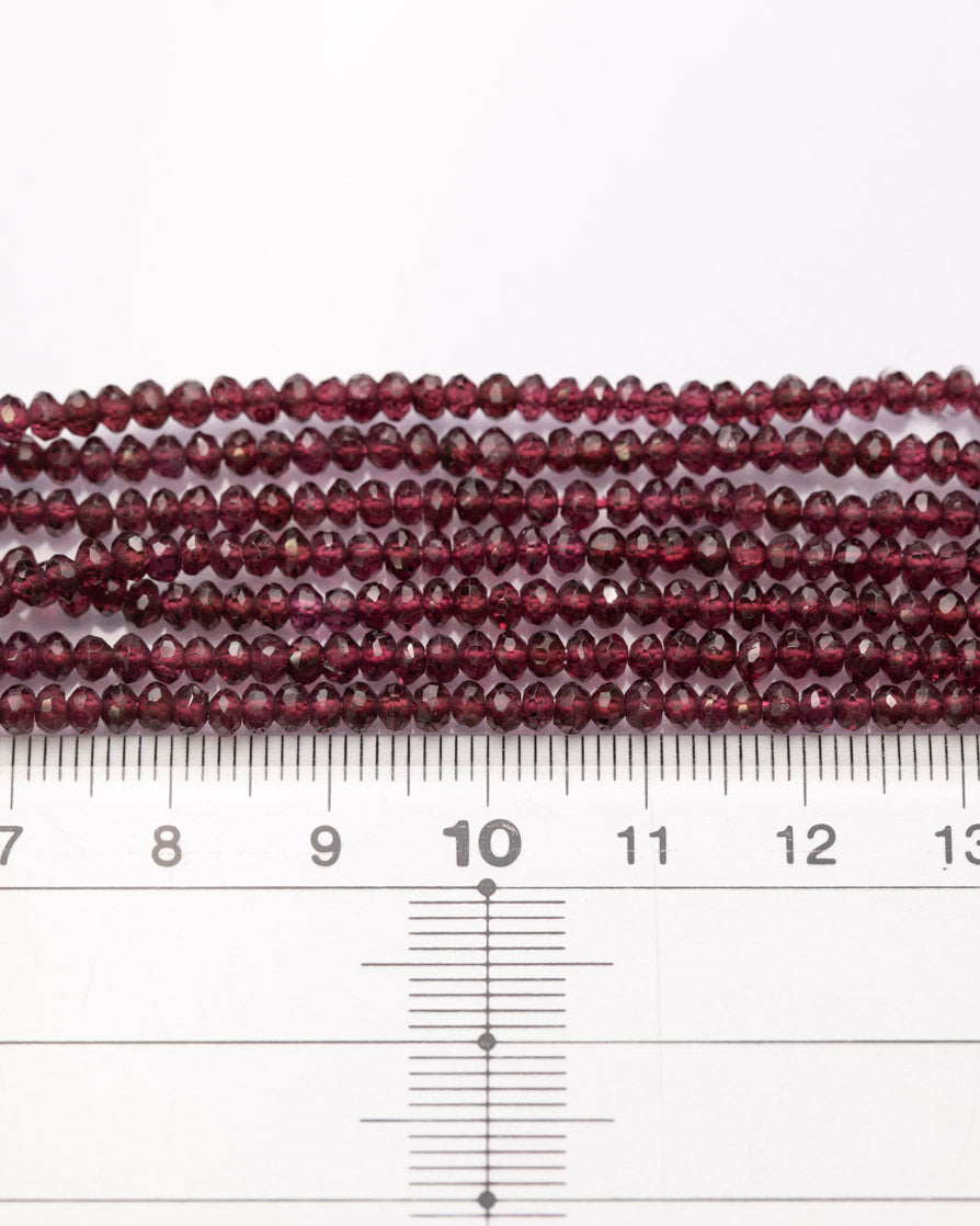 ロードライトガーネット ボタンカット 3mm【1013】