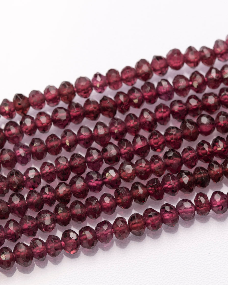 ロードライトガーネット ボタンカット 3mm【1013】