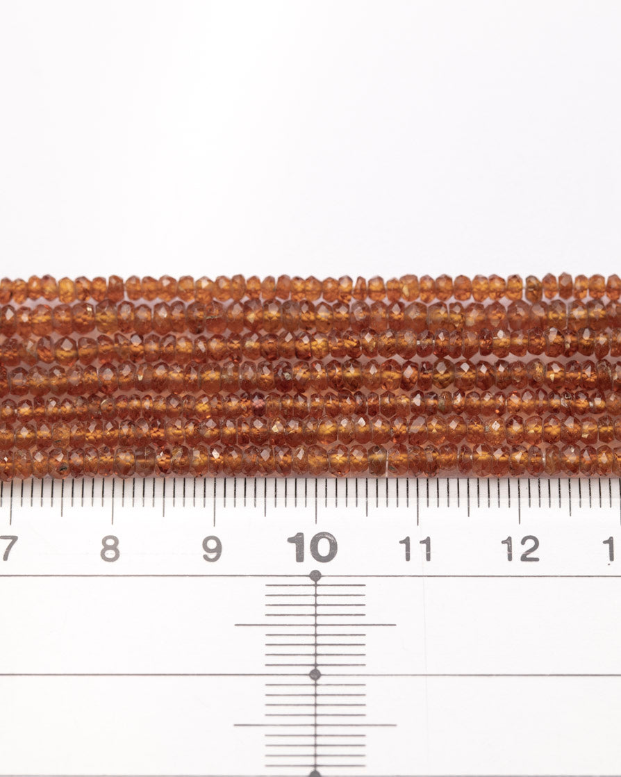 スペサタイトガーネット ボタンカット 3mm【1025】