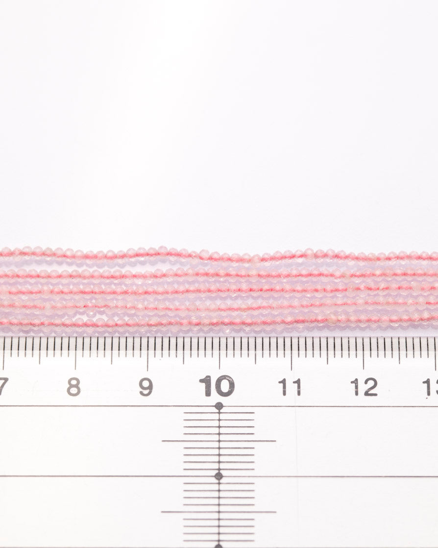 ローズクォーツ ラウンドカット 1.9mm(±1mm) 【1033】