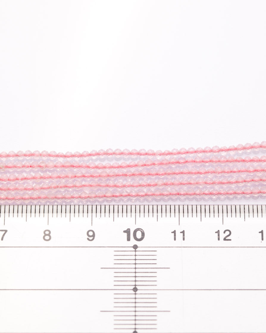 ローズクォーツ ラウンドカット 2mm(±1mm) 【1034】