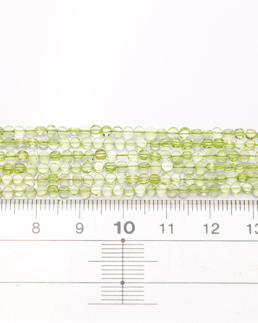 ペリドット コイン プレーン 2.5mm(±1mm)【1056】