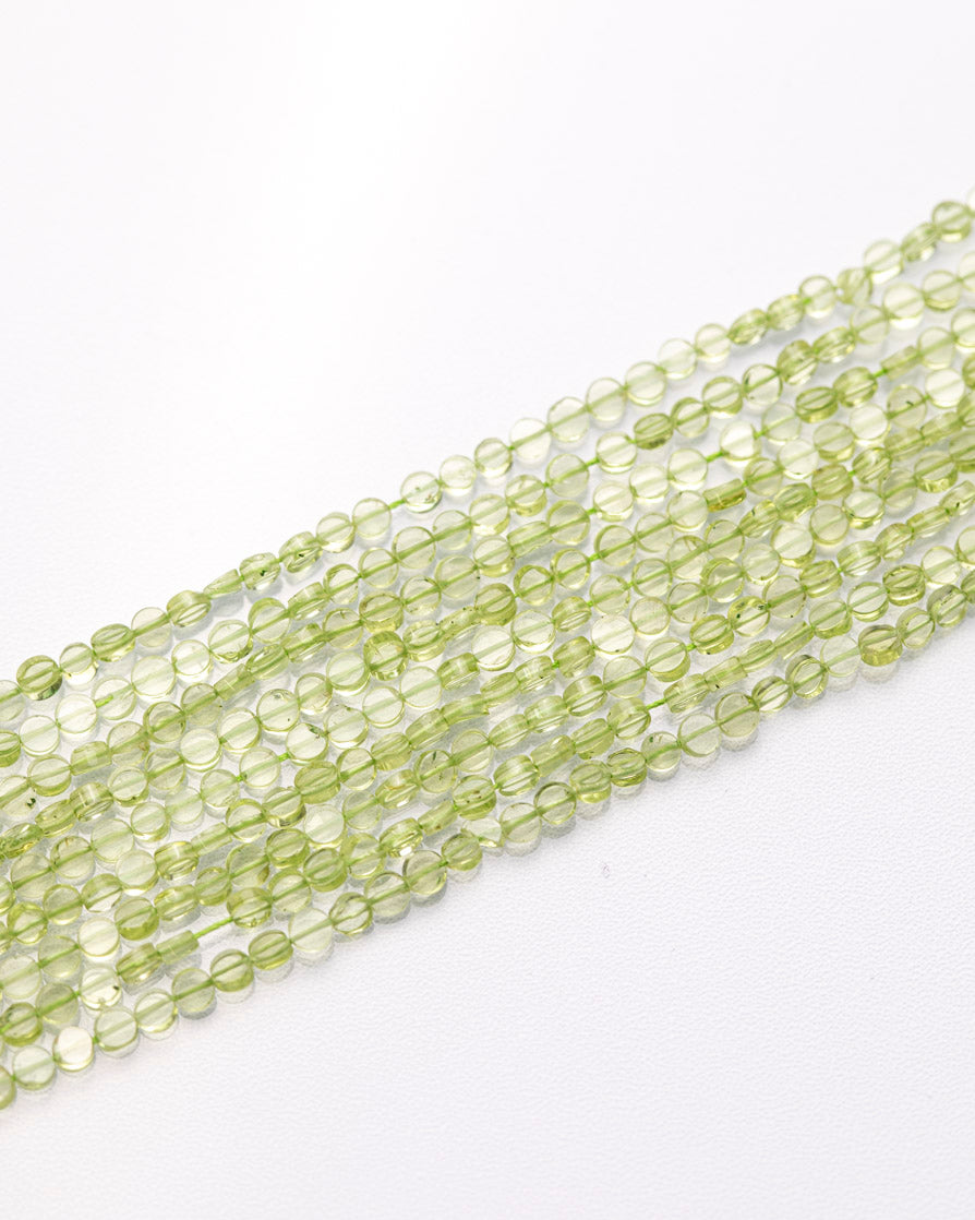 ペリドット コイン プレーン 2.5mm(±1mm)【1056】