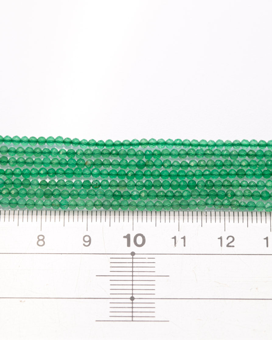 グリーンオニキス ラウンドカット 2mm(±1mm)【1058】