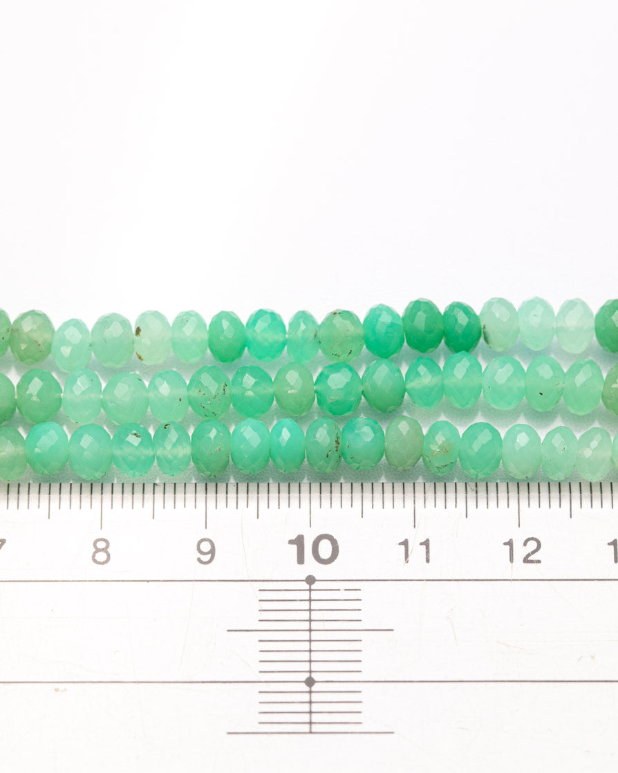 クリソプレーズ ボタンカット 5mm(±1mm)【1072】