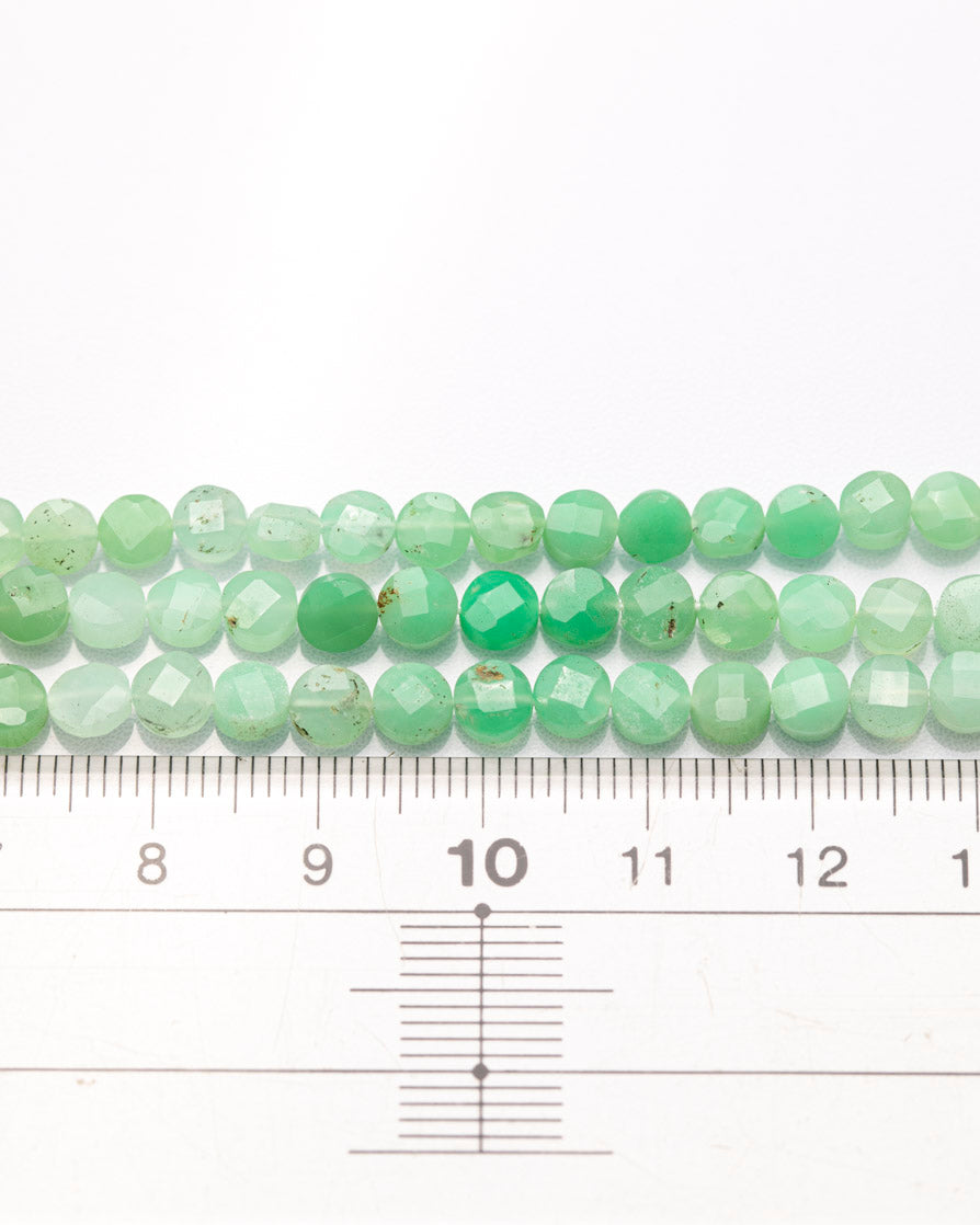 クリソプレーズ コインカット 4.5mm(±1mm)【1073】