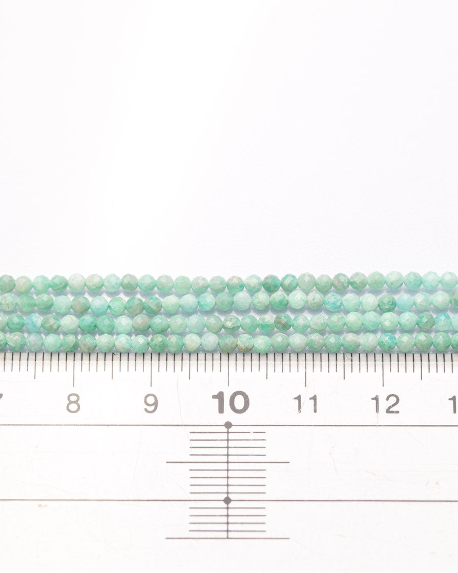 アマゾナイト ラウンドカット 2.5mm(±1mm)【1081】