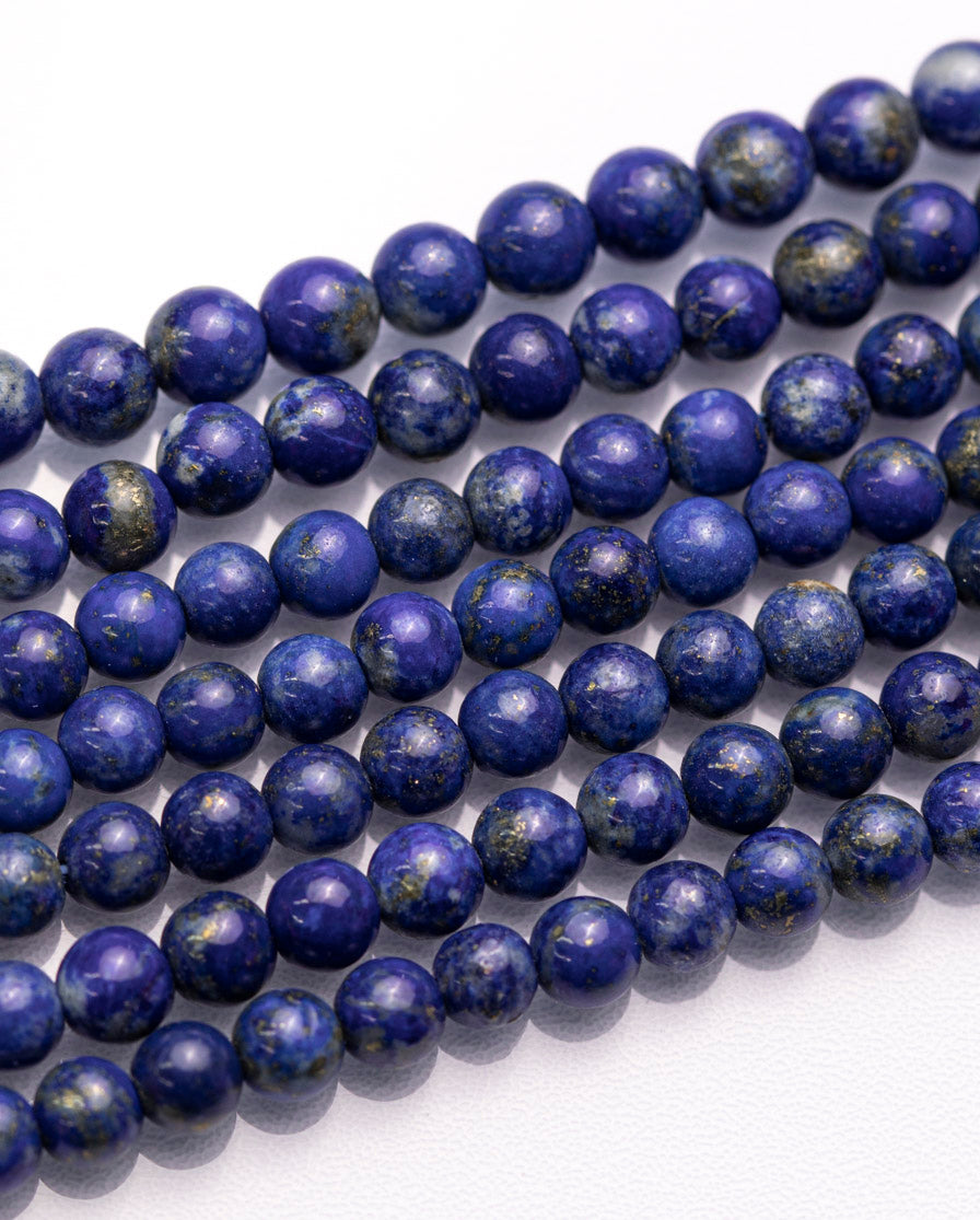 ラピスラズリ ラウンドプレーン 4mm(±1mm)【1091】
