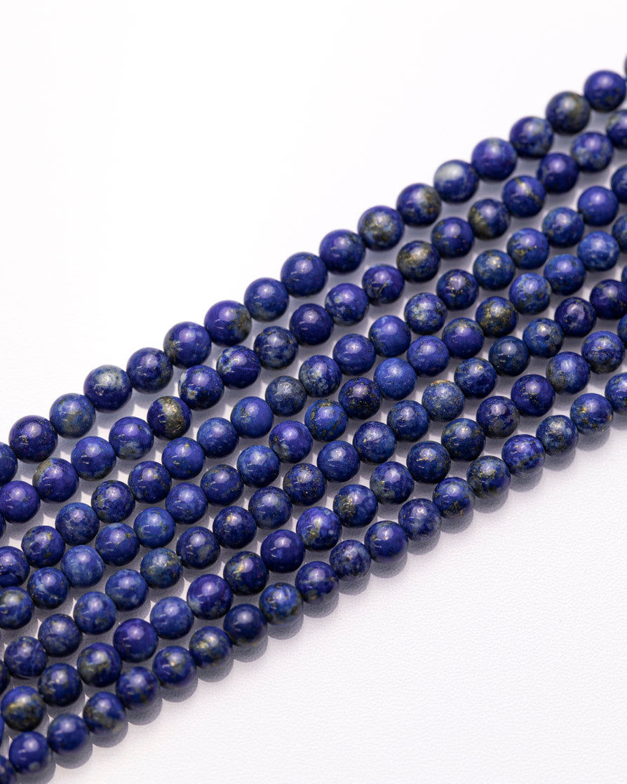 ラピスラズリ ラウンドプレーン 4mm(±1mm)【1091】