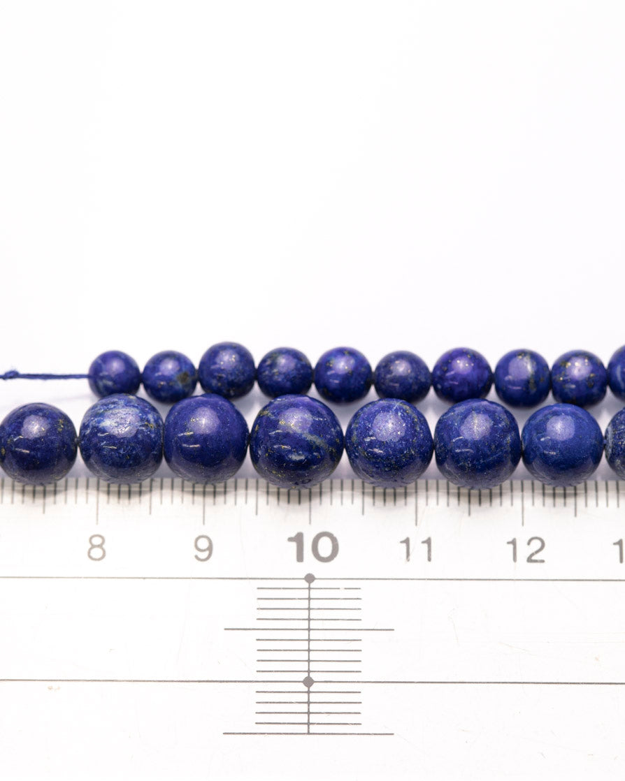ラピスラズリ ラウンドプレーン 4~9mm(±1mm)【1092】
