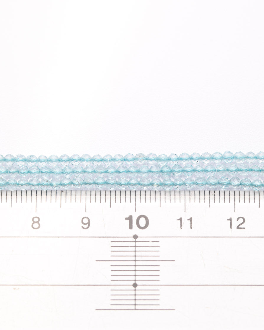 【1107】ブルートパーズ ラウンドカット 3mm(±1mm)