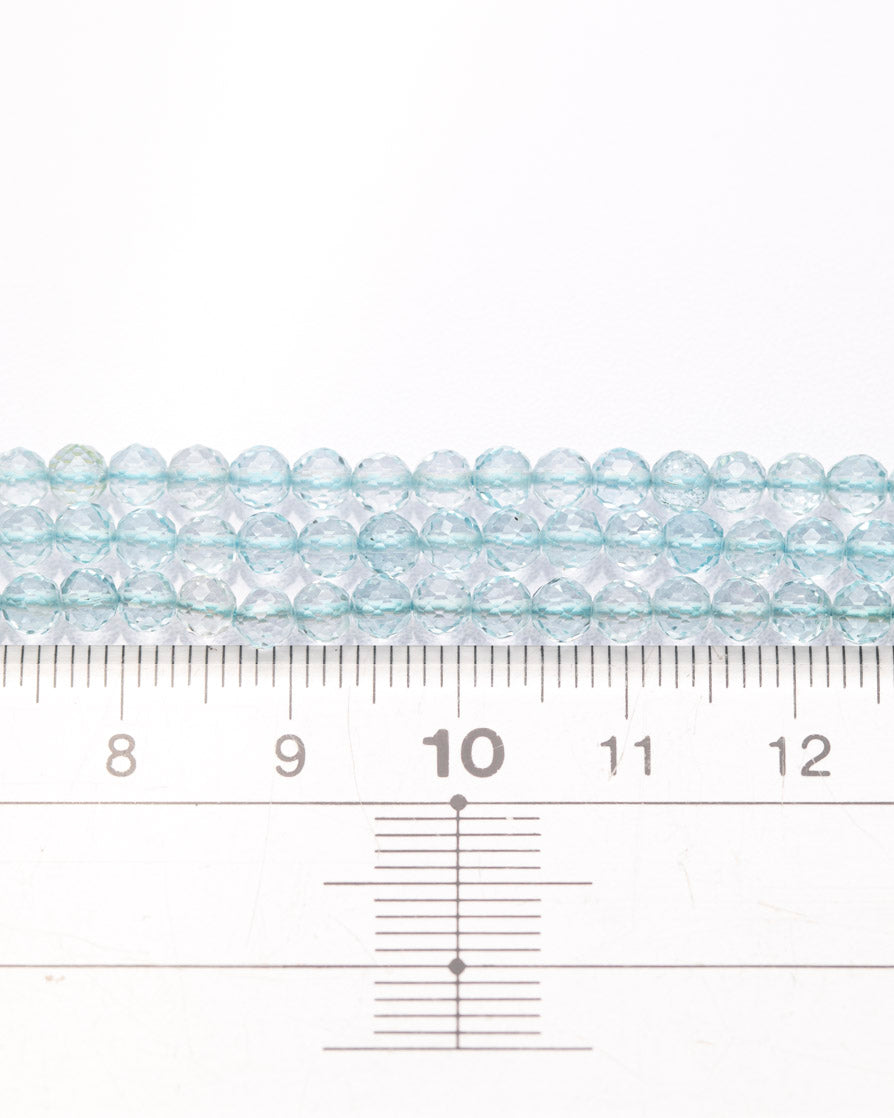 【1108】ブルートパーズ ラウンドカット3.5mm(±1mm)