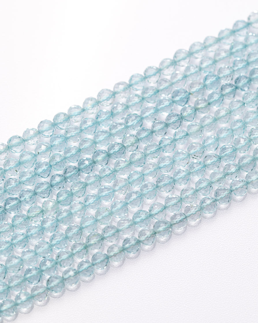 【1108】ブルートパーズ ラウンドカット3.5mm(±1mm)