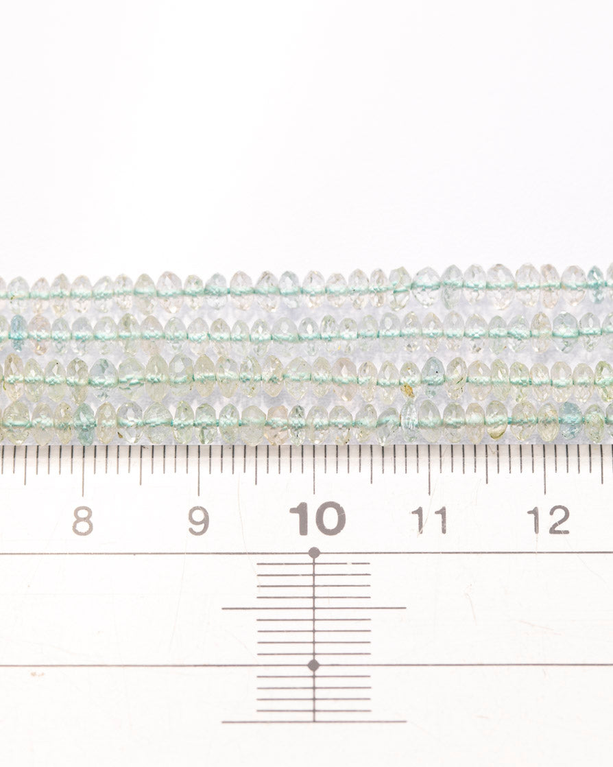 【1113】アクアマリン ボタンカット3~4.5mm(±1mm)