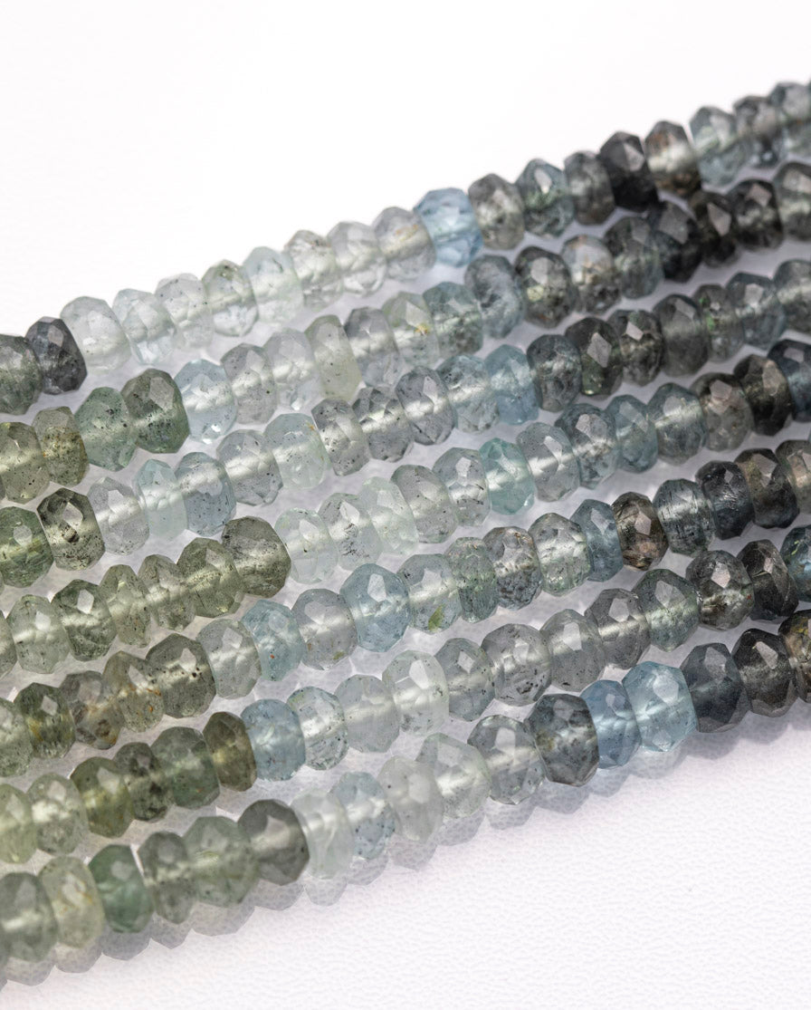 【1116】ベリル アクアマリン ボタンカット3.8mm(±1mm)