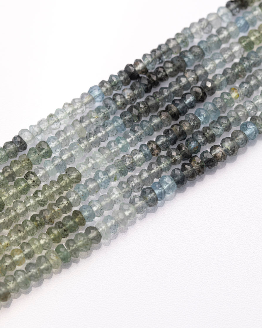 【1116】ベリル アクアマリン ボタンカット3.8mm(±1mm)
