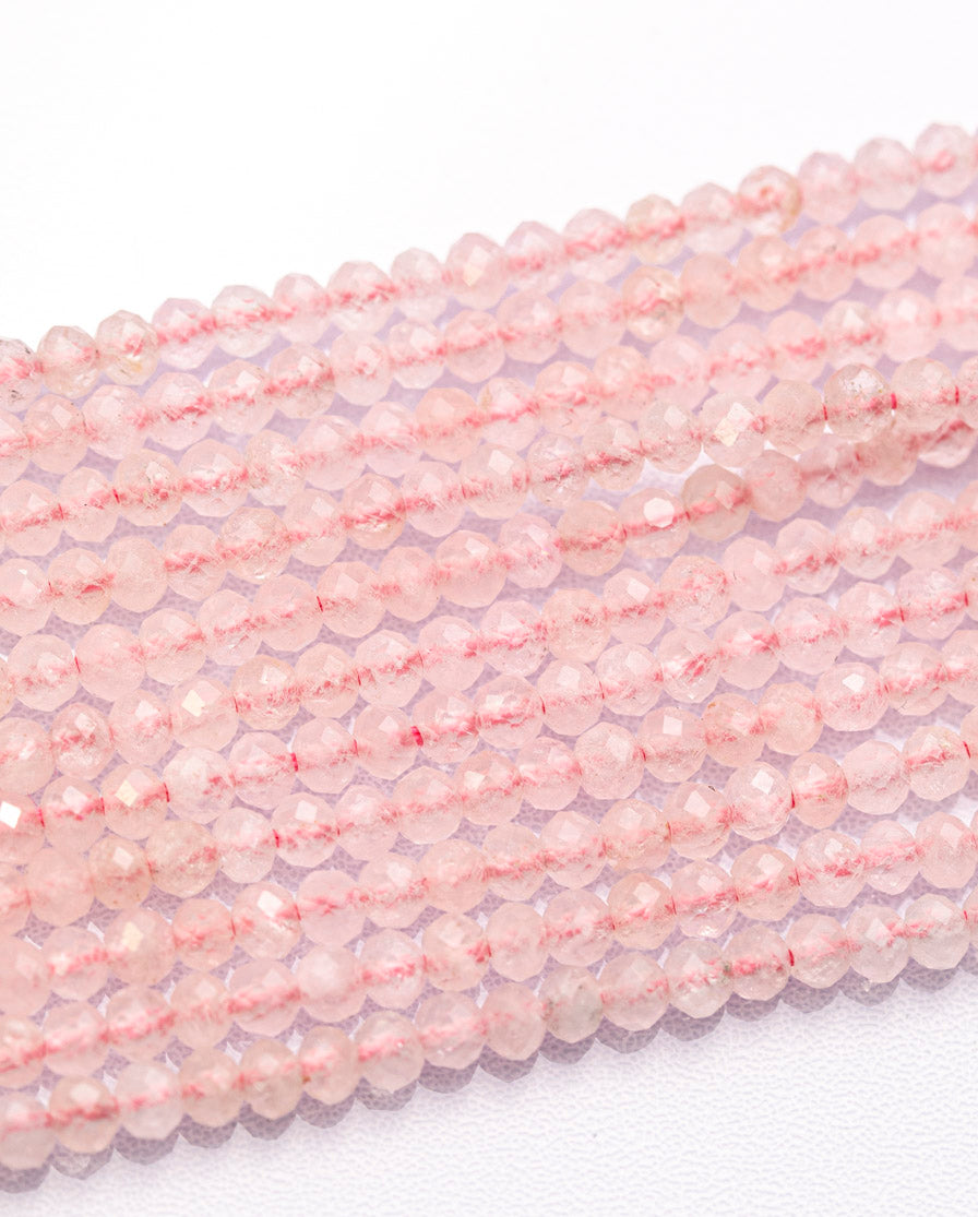 【1119】モルガナイト ラウンドカット 3mm(±1mm)