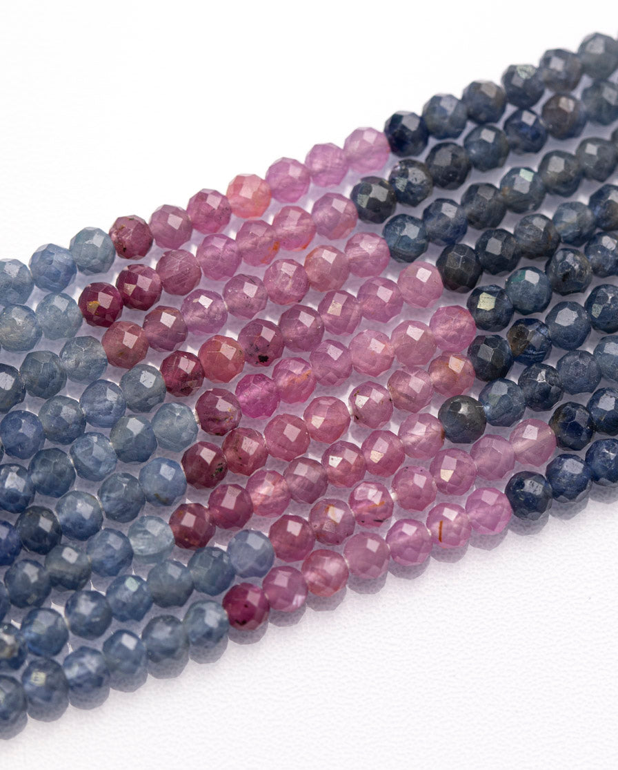 【1123】マルチカラーサファイア ルビー ラウンドカット 2.8mm(±1mm)