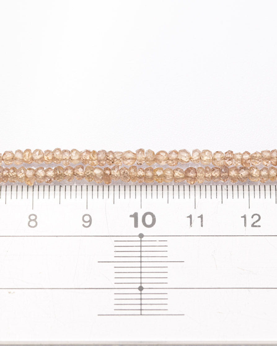 【1141】ナチュラルジルコン ボタンカット 3mm(±1mm)