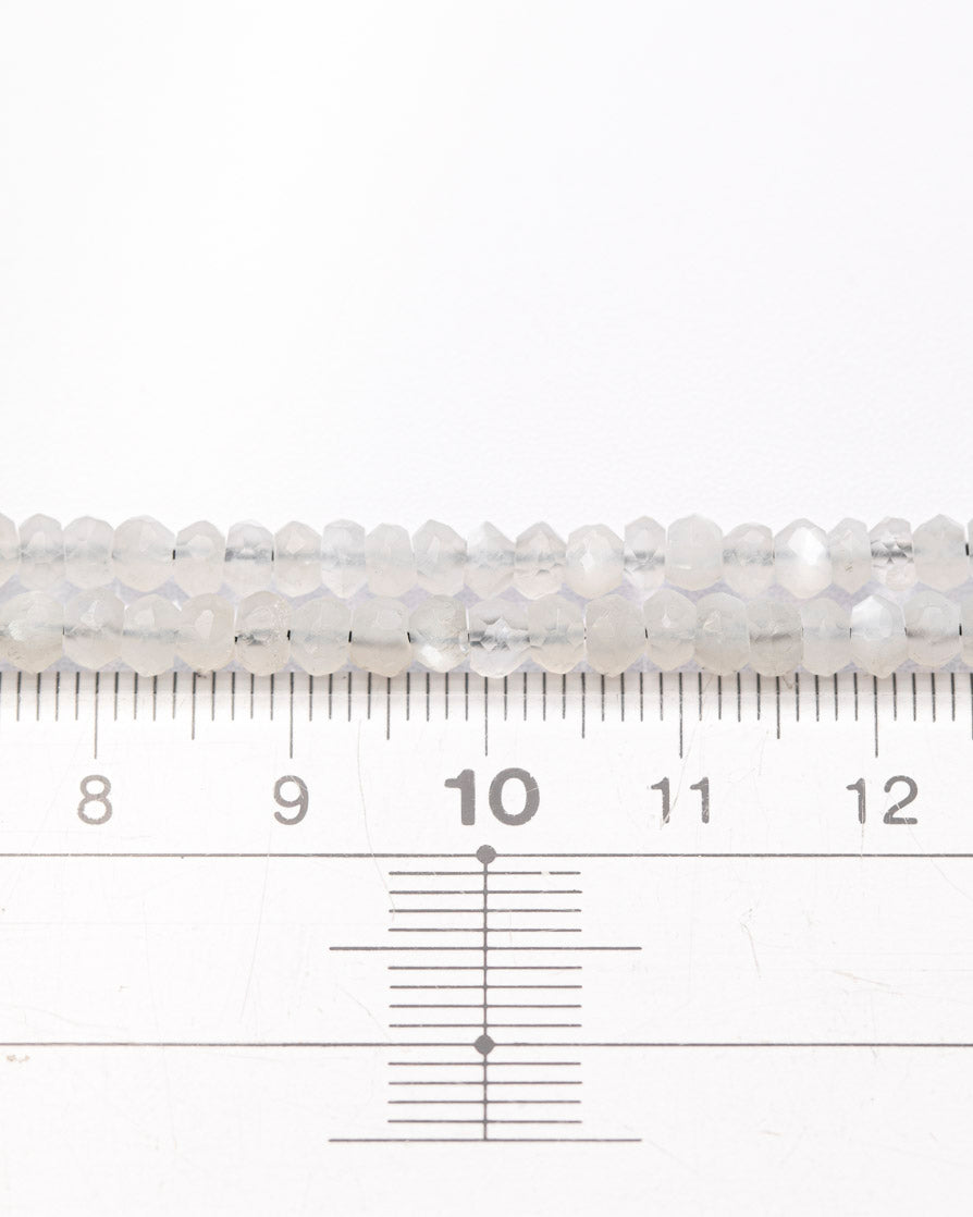 【1147】ムーンストーン ボタンカット 4mm(±1mm)