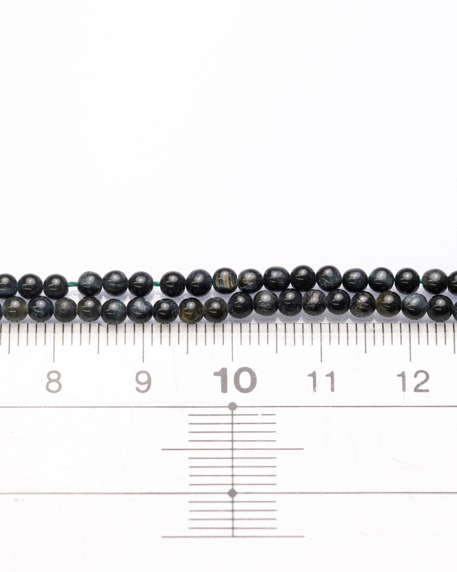 オブシディアン ラウンドプレーン 3mm(±1mm)【1174】
