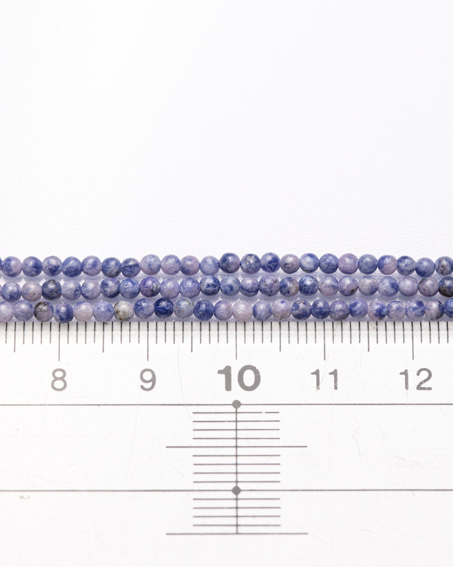ソーダライト 染め ラウンドカット 2.5mm(±1mm)【1181】