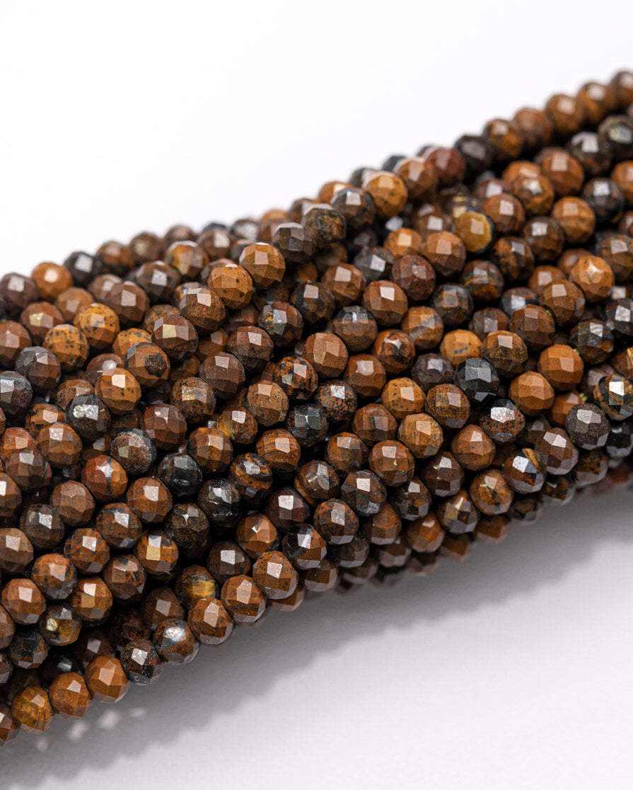 タイガーアイ ボタンカット 3mm(±1mm)【1182】
