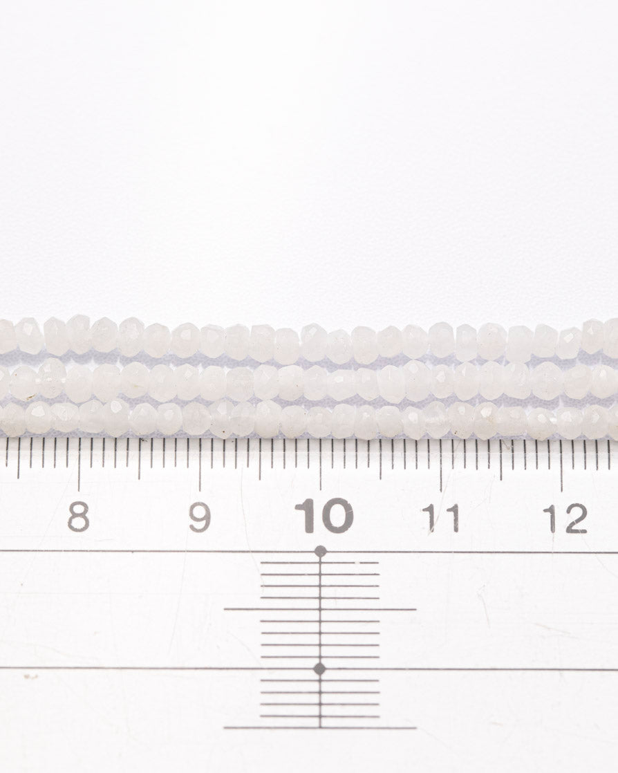 ホワイトオニキス ボタンカット 3mm(±1mm)【1185】