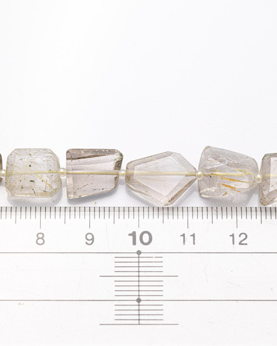 【1201】ゴールドルチルクォーツ タンブルファセット 10~15mm(±1mm)