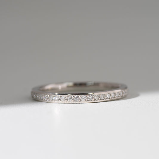 ダイヤモンド ハーフエタニティリングレール留め 1.2×25pcs（0.16ct）HERR5451