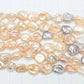 【250086】天然色！淡水パールバロック約9~10mm×8~9.5mm（1連40cm）
