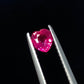 ルビー（ハートシェイプ）| 4.8mm × 4.5mmx 2.4mm0.45CT 商品番号R03