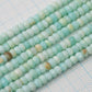 【天然】ブルーオパールボタンカット4.3mm±1 34cm【N2402-A16】