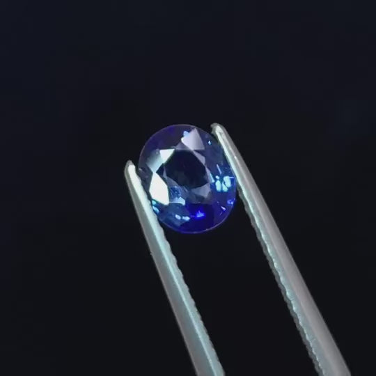 ブルーサファイア UV蛍光あり| 6.2mm × 5mmx 2.9mm 0.78CT – 有限会社