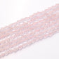 ローズクォーツ　ドロップ　縦穴　5.5×3.5(±1mm)【1041】