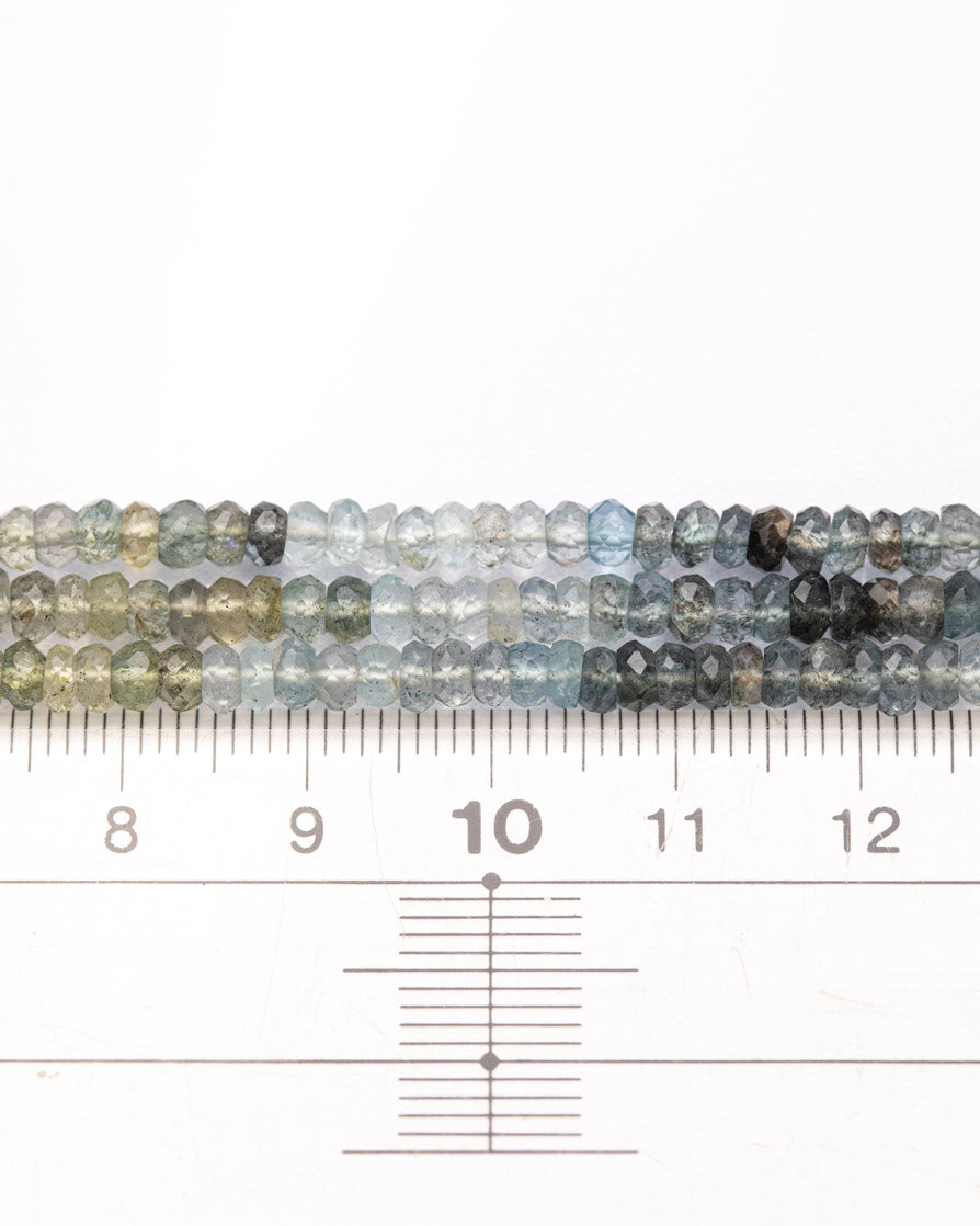 【1116】ベリル アクアマリン ボタンカット3.8mm(±1mm)