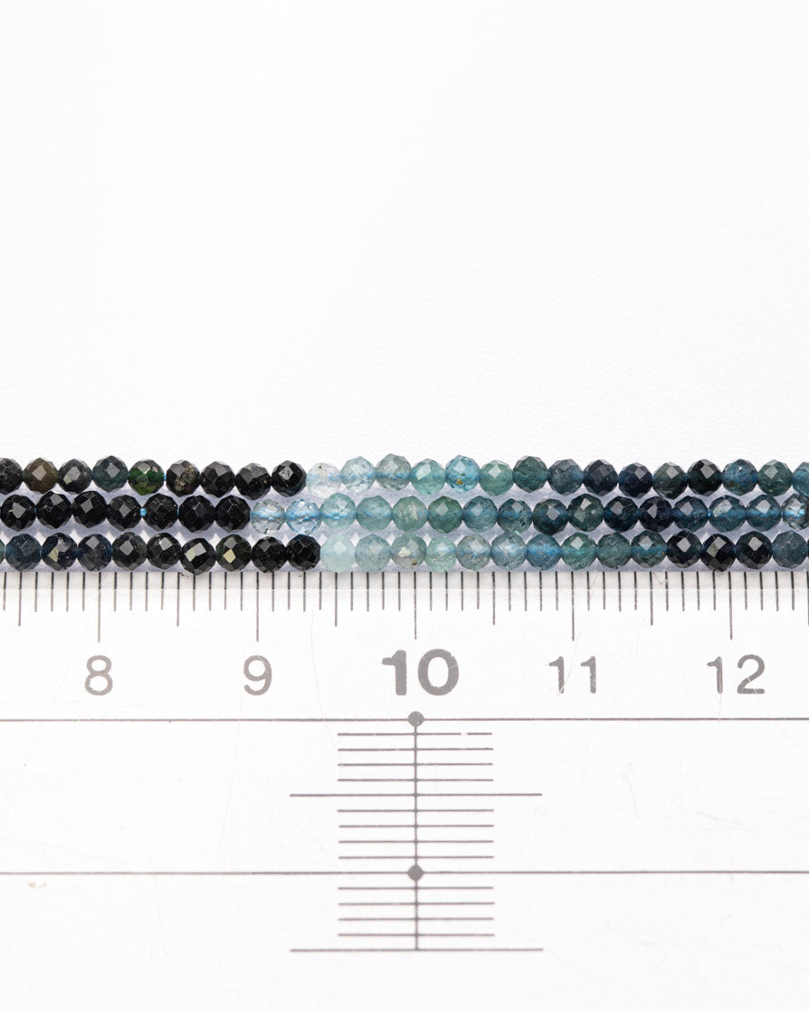 【1189】マルチカラートルマリン　ラウンドカット　2.5mm(±1mm)